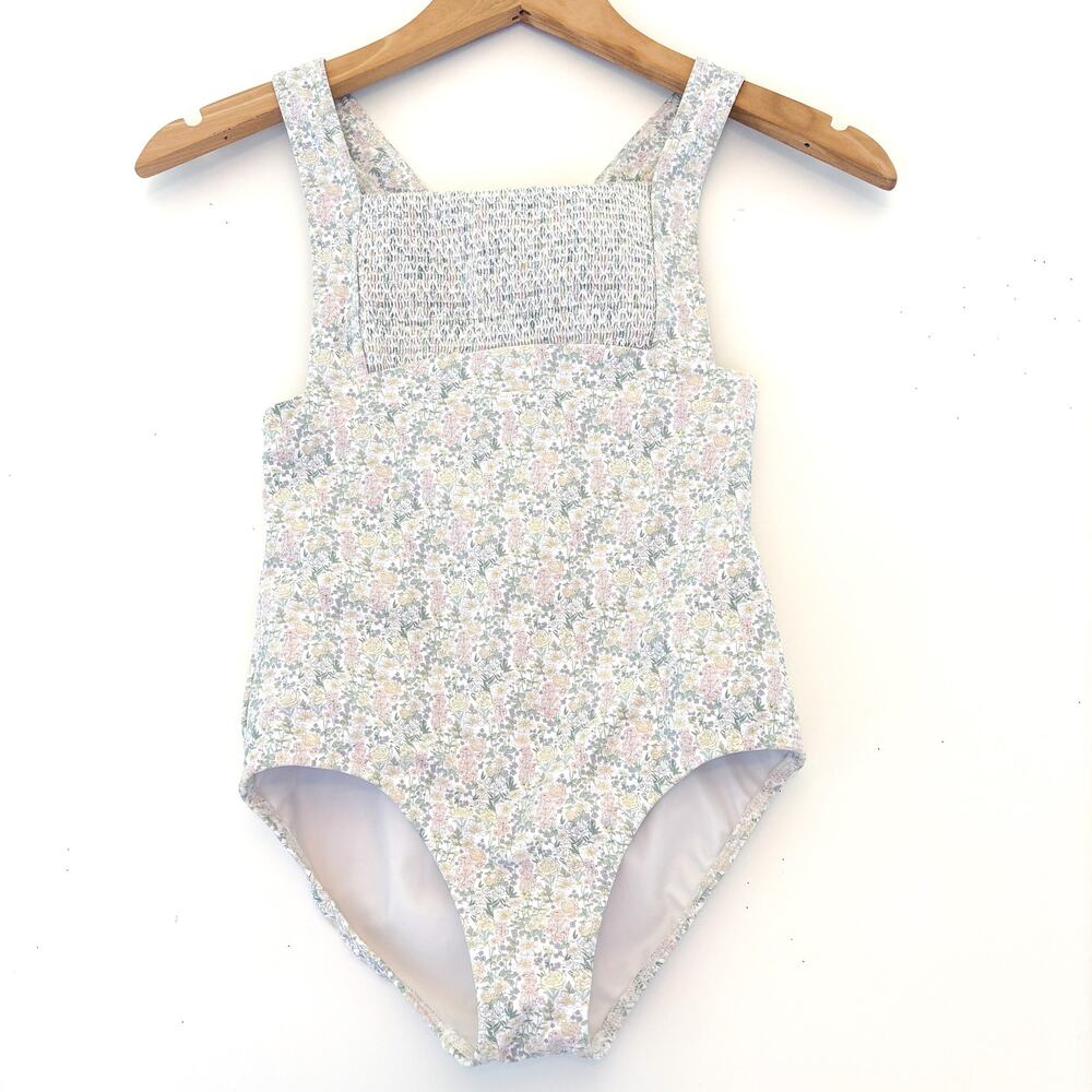 Minnow, Swim Suit, Flower Print, European Designer, Size 9/10